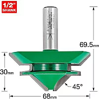 Trend CRAFTPRO Mitre Lock Joint Router Cutter