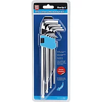 Blue Spot 9 Piece Extra Long Ball End Hex Key Set