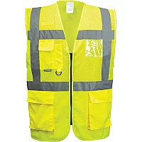 Portwest Madrid Hi Vis Half Mesh Executive Vest