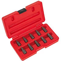 Sealey 10 Piece Multi Spline Screw Extractor Set