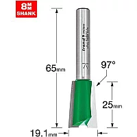 Trend CRAFTPRO Large Dovetail Router Cutter