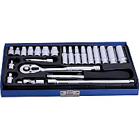 BlueSpot 24 Piece 14 Drive Hexagon Socket Set