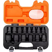 Bahco DS14 10 Piece 12 Drive Deep Impact Socket Set