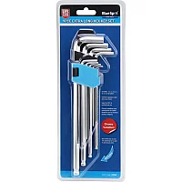 Blue Spot 9 Piece Extra Long Ball End Hex Key Set