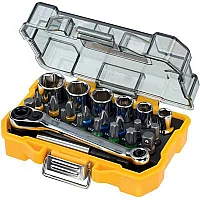 DeWalt 24 Piece 14 Drive Socket and Screwdriver Bit Set