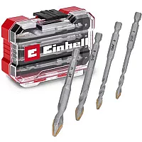 Einhell 4 Piece Ceramic Tile Drill Bit Set in XS Case