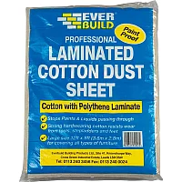 Everbuild Laminated Cotton Dust Sheet