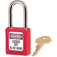 MasterLock Red Lockout Padlock