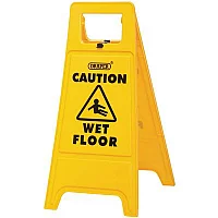 Draper Caution Wet Floor Warning Sign
