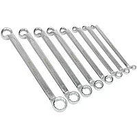 Sealey 8 Piece Offset Double Ring Spanner Set