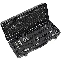 Sealey 28 Piece 12 Drive Hexagon Wall Socket Set