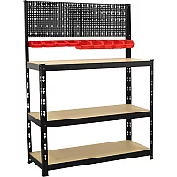 Sealey Steel Frame Workbench and Pegboard