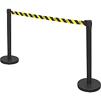 Sealey EV23 Retractable Safety Belt Barrier Post Set