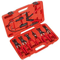 Sealey 9 Piece Hose Clamp Removal Tool Kit